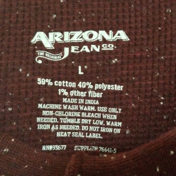 Men's Burgundy Color Shirt - Picture 2 of 3